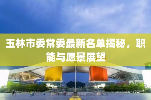 玉林市委常委最新名單揭秘，職能與愿景展望