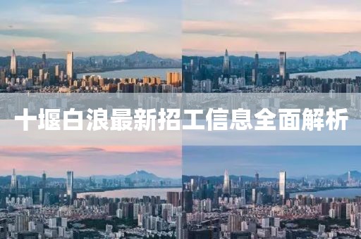 十堰白浪最新招工信息全面解析