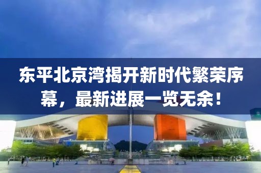 東平北京灣揭開(kāi)新時(shí)代繁榮序幕，最新進(jìn)展一覽無(wú)余！