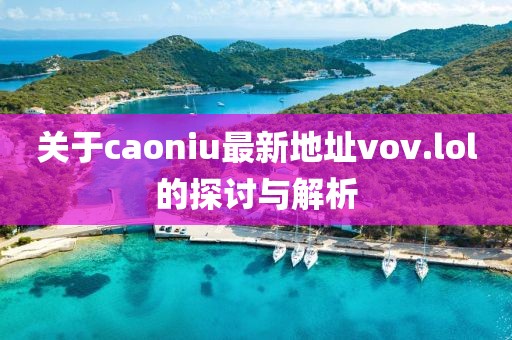 關(guān)于caoniu最新地址vov.lol的探討與解析