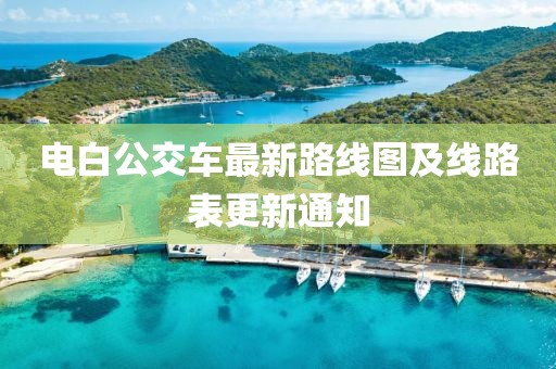 電白公交車最新路線圖及線路表更新通知