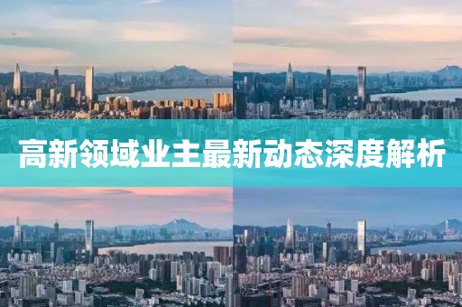高新領(lǐng)域業(yè)主最新動(dòng)態(tài)深度解析