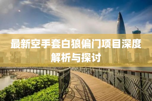 最新空手套白狼偏門項(xiàng)目深度解析與探討