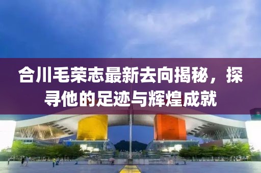 合川毛榮志最新去向揭秘，探尋他的足跡與輝煌成就