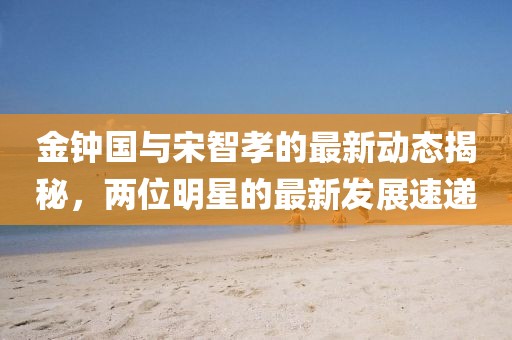 金鐘國(guó)與宋智孝的最新動(dòng)態(tài)揭秘，兩位明星的最新發(fā)展速遞