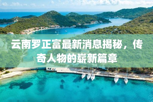 云南羅正富最新消息揭秘，傳奇人物的嶄新篇章