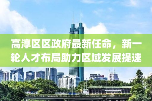 高淳區(qū)區(qū)政府最新任命，新一輪人才布局助力區(qū)域發(fā)展提速