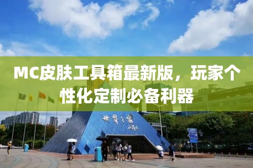 MC皮膚工具箱最新版，玩家個性化定制必備利器