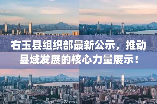 右玉縣組織部最新公示，推動縣域發(fā)展的核心力量展示！