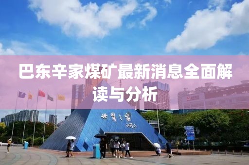 巴東辛家煤礦最新消息全面解讀與分析