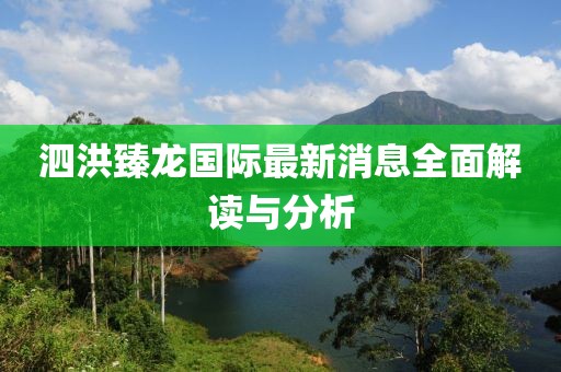 泗洪臻龍國(guó)際最新消息全面解讀與分析