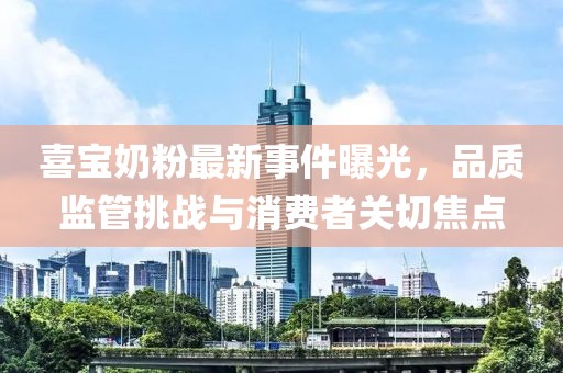 喜寶奶粉最新事件曝光，品質(zhì)監(jiān)管挑戰(zhàn)與消費者關(guān)切焦點