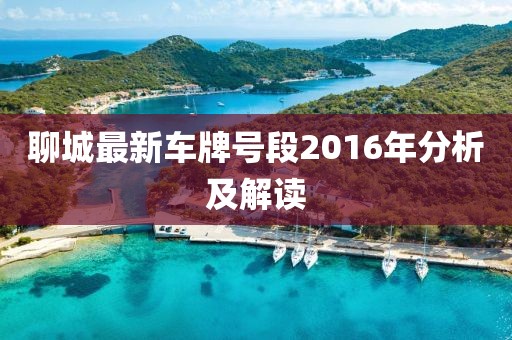 聊城最新車牌號(hào)段2016年分析及解讀