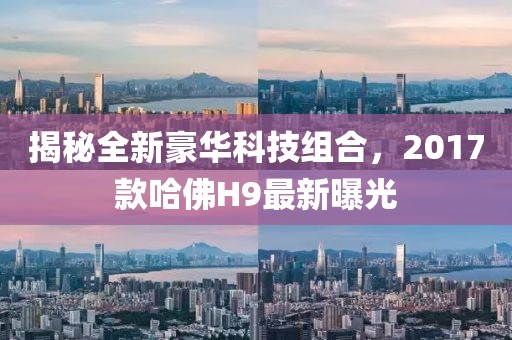 揭秘全新豪華科技組合，2017款哈佛H9最新曝光