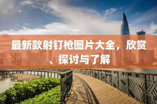 最新款射釘槍圖片大全，欣賞、探討與了解