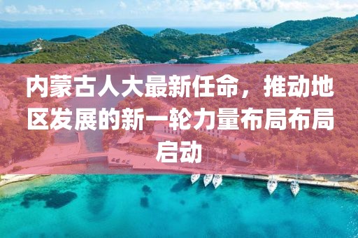 內(nèi)蒙古人大最新任命，推動地區(qū)發(fā)展的新一輪力量布局布局啟動