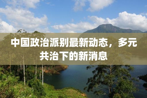 中國政治派別最新動(dòng)態(tài)，多元共治下的新消息