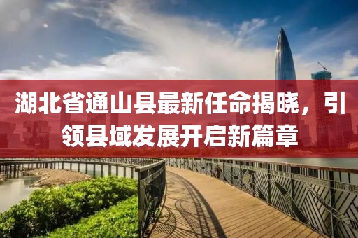 湖北省通山縣最新任命揭曉，引領(lǐng)縣域發(fā)展開啟新篇章