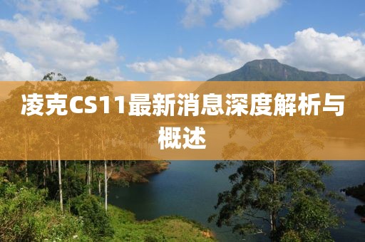凌克CS11最新消息深度解析與概述