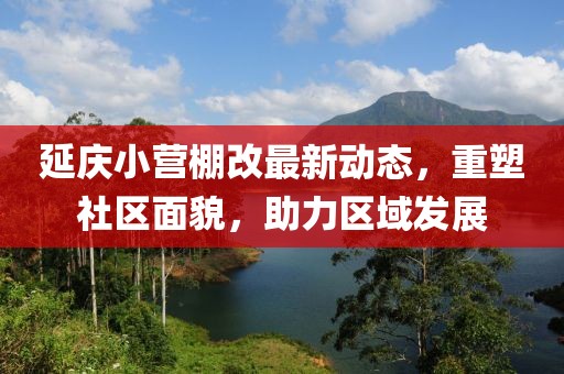 延慶小營(yíng)棚改最新動(dòng)態(tài)，重塑社區(qū)面貌，助力區(qū)域發(fā)展