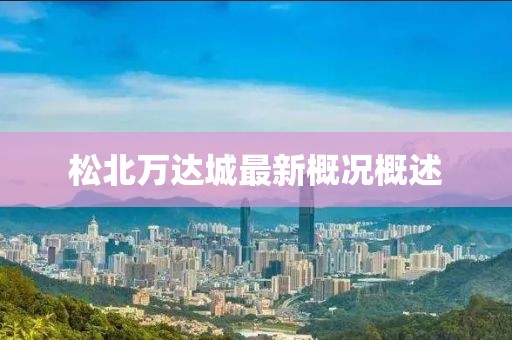 松北萬達城最新概況概述