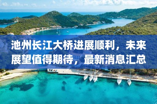 池州長(zhǎng)江大橋進(jìn)展順利，未來(lái)展望值得期待，最新消息匯總