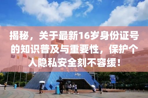揭秘，關(guān)于最新16歲身份證號的知識普及與重要性，保護個人隱私安全刻不容緩！
