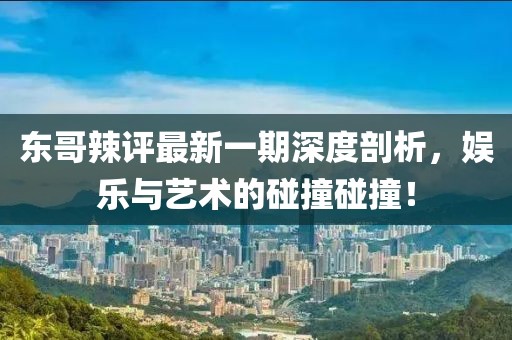 東哥辣評(píng)最新一期深度剖析，娛樂(lè)與藝術(shù)的碰撞碰撞！