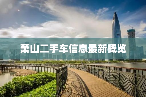 蕭山二手車信息最新概覽