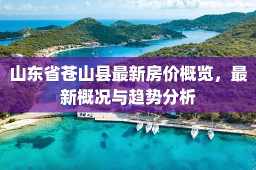 山東省蒼山縣最新房價(jià)概覽，最新概況與趨勢分析