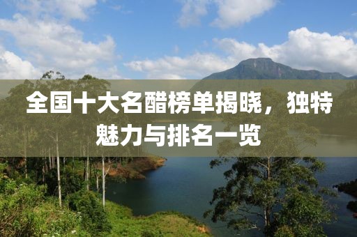 全國(guó)十大名醋榜單揭曉，獨(dú)特魅力與排名一覽