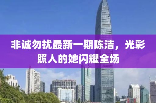 非誠(chéng)勿擾最新一期陳潔，光彩照人的她閃耀全場(chǎng)