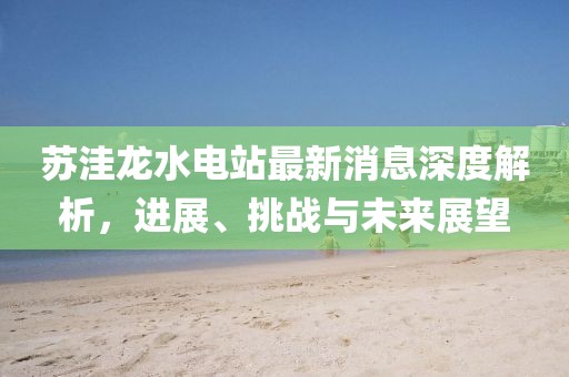 蘇洼龍水電站最新消息深度解析，進展、挑戰(zhàn)與未來展望