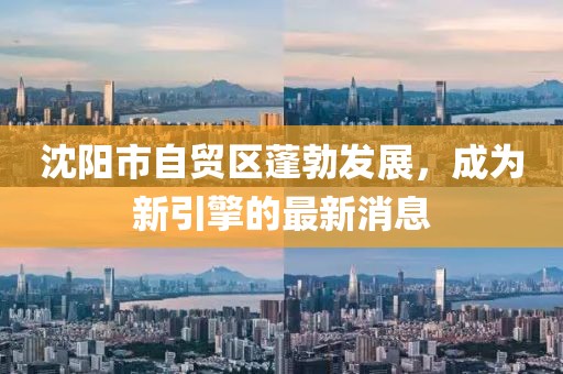沈陽市自貿(mào)區(qū)蓬勃發(fā)展，成為新引擎的最新消息