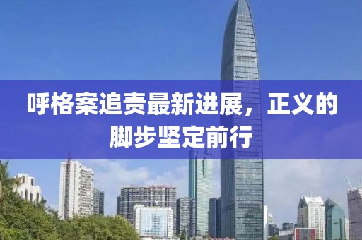 呼格案追責(zé)最新進(jìn)展，正義的腳步堅(jiān)定前行