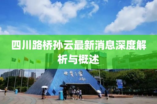 四川路橋?qū)O云最新消息深度解析與概述