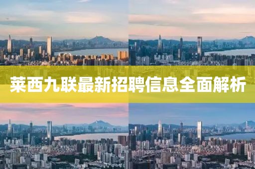 萊西九聯(lián)最新招聘信息全面解析