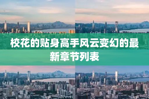 校花的貼身高手風云變幻的最新章節(jié)列表