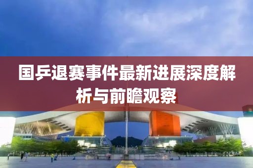 國乒退賽事件最新進展深度解析與前瞻觀察