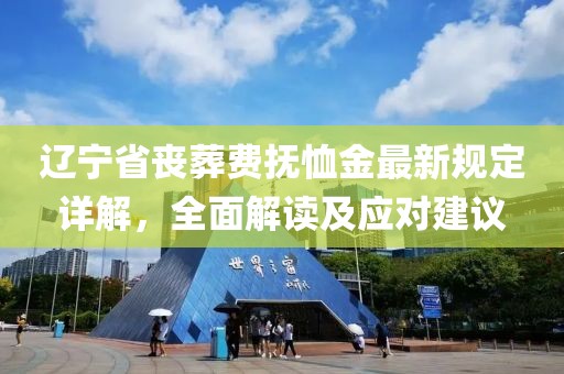 遼寧省喪葬費撫恤金最新規(guī)定詳解，全面解讀及應對建議