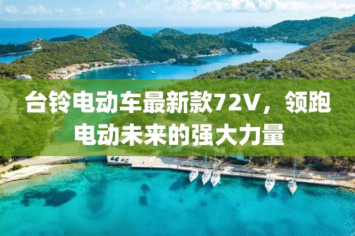 臺鈴電動車最新款72V，領(lǐng)跑電動未來的強大力量