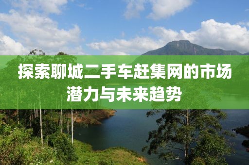 探索聊城二手車趕集網(wǎng)的市場(chǎng)潛力與未來趨勢(shì)