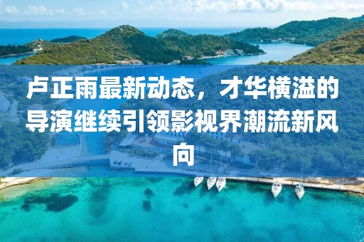 盧正雨最新動態(tài)，才華橫溢的導(dǎo)演繼續(xù)引領(lǐng)影視界潮流新風(fēng)向