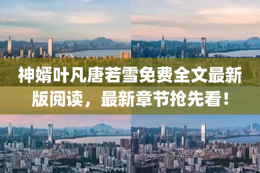 神婿葉凡唐若雪免費(fèi)全文最新版閱讀，最新章節(jié)搶先看！