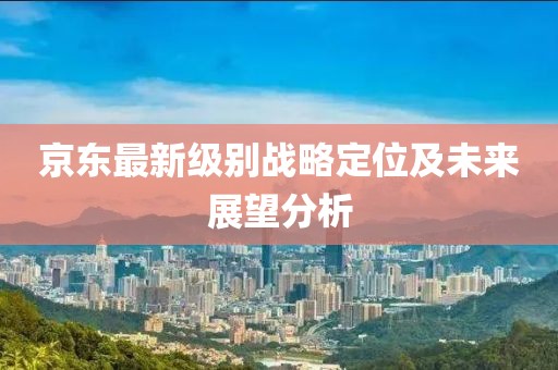 京東最新級別戰(zhàn)略定位及未來展望分析