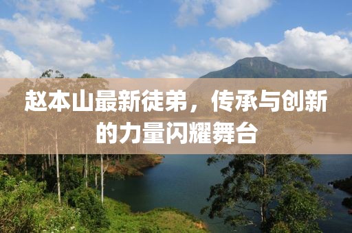 趙本山最新徒弟，傳承與創(chuàng)新的力量閃耀舞臺