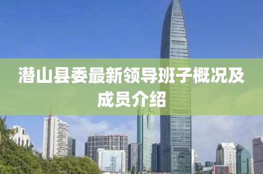 潛山縣委最新領(lǐng)導(dǎo)班子概況及成員介紹