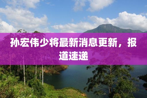孫宏偉少將最新消息更新，報(bào)道速遞