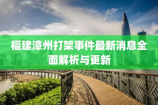 福建漳州打架事件最新消息全面解析與更新