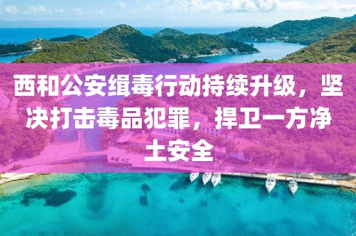 西和公安緝毒行動(dòng)持續(xù)升級(jí)，堅(jiān)決打擊毒品犯罪，捍衛(wèi)一方凈土安全